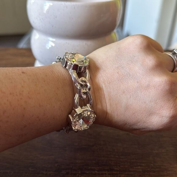 Elegant Silver Formal  Bracelet - Picture 5 of 9